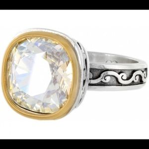 Brighton Jewelry Venusian Swarovski silver ring